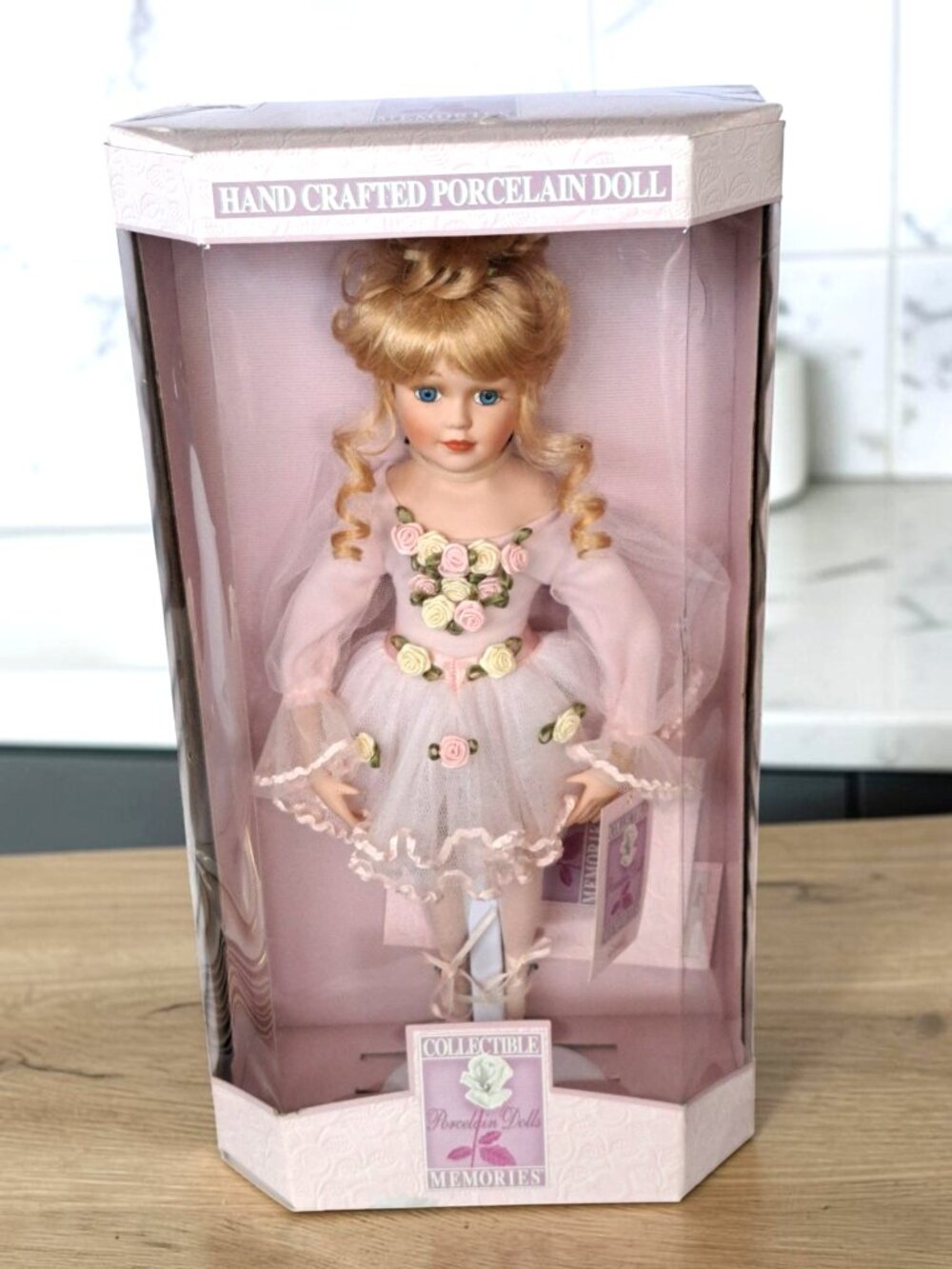 Collectible Memories Limited Edition Porcelain Doll Ballerina K Mart in box COA